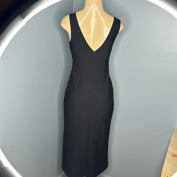 Abercrombie&Fitch plunge v-Neck midi dress size S - Picture 6 of 8